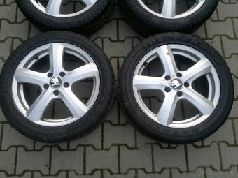 Elektrony Skoda Gamapart 5x112 R17, zimne pneu 205/50 r17 - 2