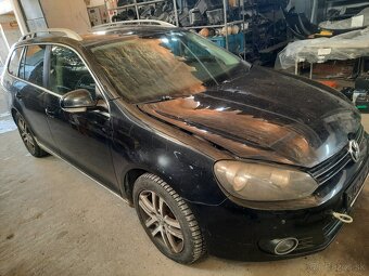 Rozpredam Volkswagen Golf 6 1,6tdi 77kw farba cierna - 2