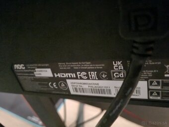 144Hz AOC G2490VXA Monitor - 2