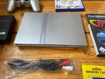 Herna konzola Sony PS2 Playstation 2 + 2 Hry - 2