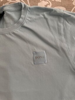 Pánske HUGO BOSS modré tričko - 2