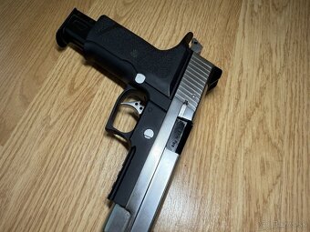 Airsoftová pištoľ P-VIRUS F226 - čierna, celokov, GBB, WE - 2