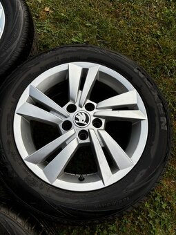 Skoda Predam letnu sadu 4ks R15 - 5x112 - 2