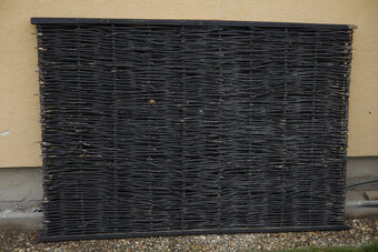 Drevené ratanové plotové dielce na plot – 176x115 cm – 2 ks - 2