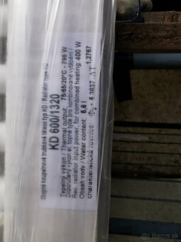 NA PREDAJ – KÚPEĽŇOVÝ RADIÁTOR KD 600/1320 - 2