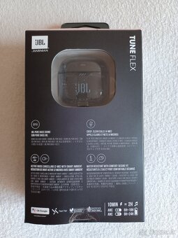 JBL Tune Flex Ghost black, nerozbalené, nové, záruka - 2