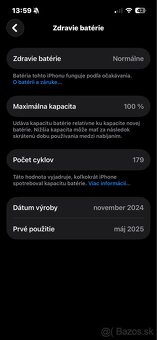 Predám Iphone Apple 16e -128MG -čierny ( ako nový) - 2