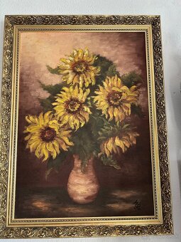 Obraz olejomalba slnečnice - 2