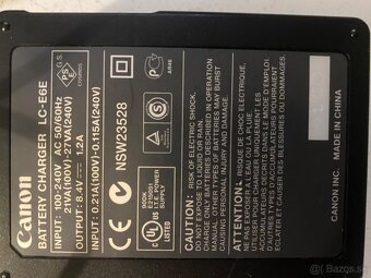 Canon originál nabíjačka na batérie LP-E6 + Packeta zdarma - 2