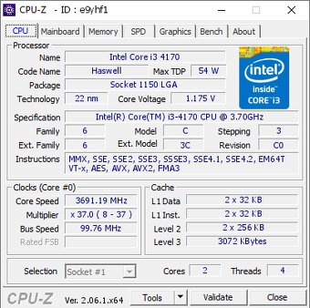 Intel i3 4170 - 2