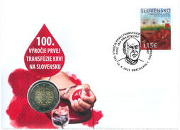 Numizmatická obálka: 100. výročie ME v hokeji v Tatrách - 2