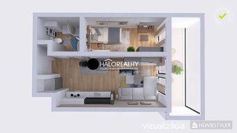 HALO reality - Predaj, jednoizbový byt Bratislava Petržalka, - 2