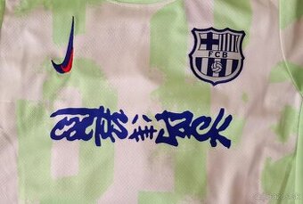 zelený dres YAMAL FC BARCELONA Travis Scott Limited #10 - 2