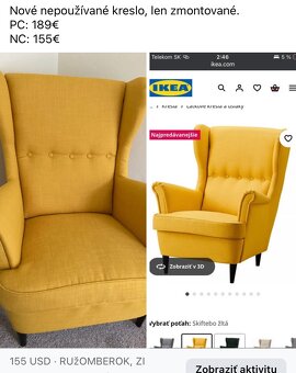 Kreslo IKEA Strandmon - 2
