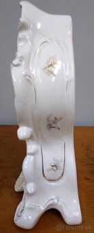 porcelánové stolové hodiny - 2