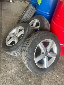 Vw 5x112 elektróny r15 plus gumy 195/65R15 - 2