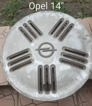 Puklice Vw, Opel original 14" - 2
