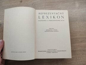 Reprezentačný lexikón Slovenska a Podkarpatskej Rusi 1936 - 2