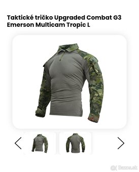 Emerson, emerson gear, nohavice, taktické nonavice, combat t - 2
