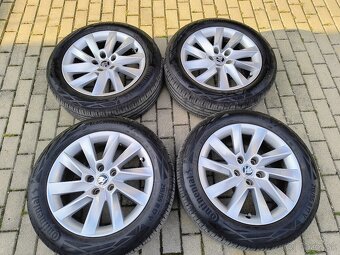Letna sada 215/55 R17 original Škoda - 2