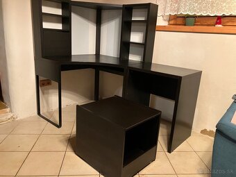Ikea rohovy kancelarsky stolik - 2