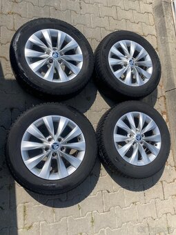 Elektróny Škoda 5x112 r16 215/60 (letné+zimné) - 2