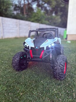 Elektrické autičko NEW RSX biele 4x4 - 2