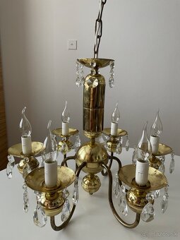 opravený kryštálový luster - 2
