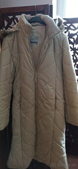 Damska dlha bezova bunda XXL - 2