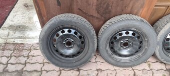 Predám plechové disky s pneu 16 - 2