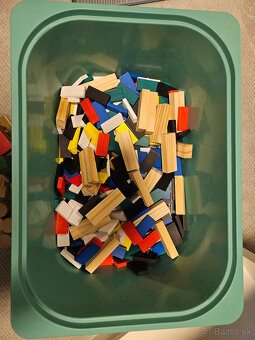 Drevené domino a stavebné kocky - 2