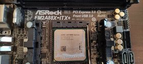 ASRock FM2A88X-ITX+ AMD A4-4000 4GB ram - 2