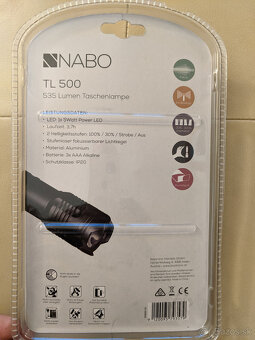 Nové LED baterky, 4 ks. - 2