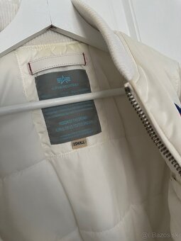 Alpha Industries biela damska bombera - 2