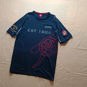 Arsenal FC official product futbalové čierne tričko XL - 2