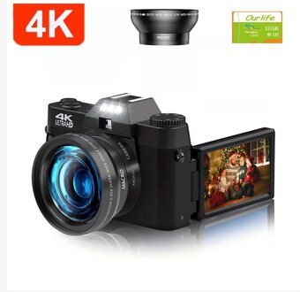 Fotoaparát Lingda 4 K ultra , videokamera - 2