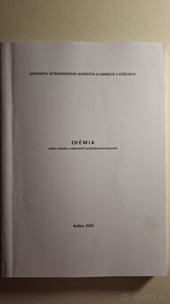 Predám prijímačkové otázky UVLF - 2