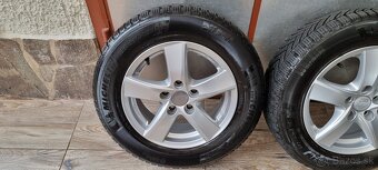 Predám Alutec elektrony , 5x112 r15 et43 J6,Michelin 195/65 - 2
