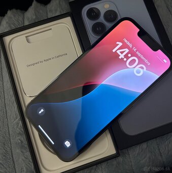 Iphone 13 PRO 1TB sierra blue - 100% batéria - 2