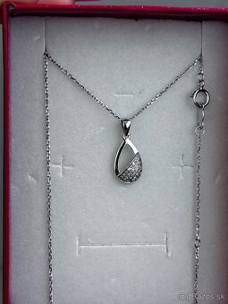 Zlatý náhrdelník s diamantami - 2