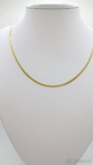 Zlatá pánska kubánska  retiazka plná - 2