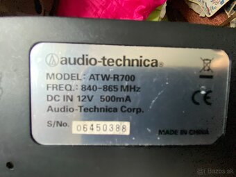 Audio Technica UHF bezdrotovy mikrofon - set - 2