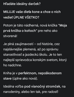 Kniha Moja prvá knižka o koňoch - 2
