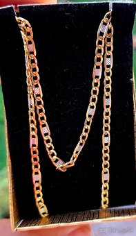 Zlata retiazka platinckova mix zlata 585 - 2