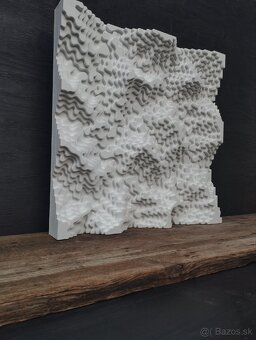 Akustický diffuzor Landscape 75×75cm - 2
