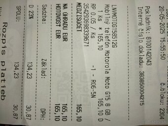 Predám moto G15 8gb/512gb - 2