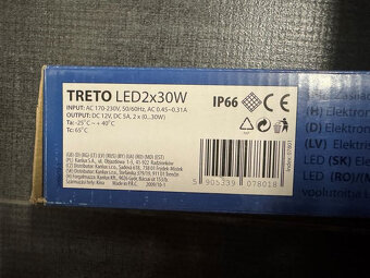 Zdroj LED 12V 2x30W IP66 TRETO LED2x30W (Kanlux) - 2