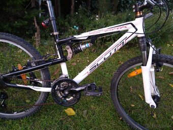 bicykel SCOTT-celoodpružený, 24 "kolesá, pre vek 8 až 12 ro - 2