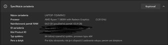 LENOVO Legion 7 16ACHg6 - 64GB RAM + 2TB SSD - 2