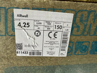 Minerálna vata KNAUF NOBASIL AIRwall 150 mm - 2